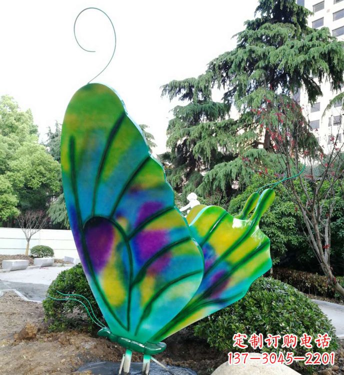 益阳不锈钢蝴蝶雕塑,装点城市广场