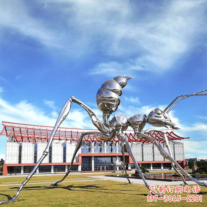 益阳大型不锈钢蚂蚁雕塑精工制作,绵延传奇