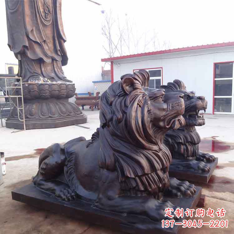 益阳大型纯铜汇丰狮子