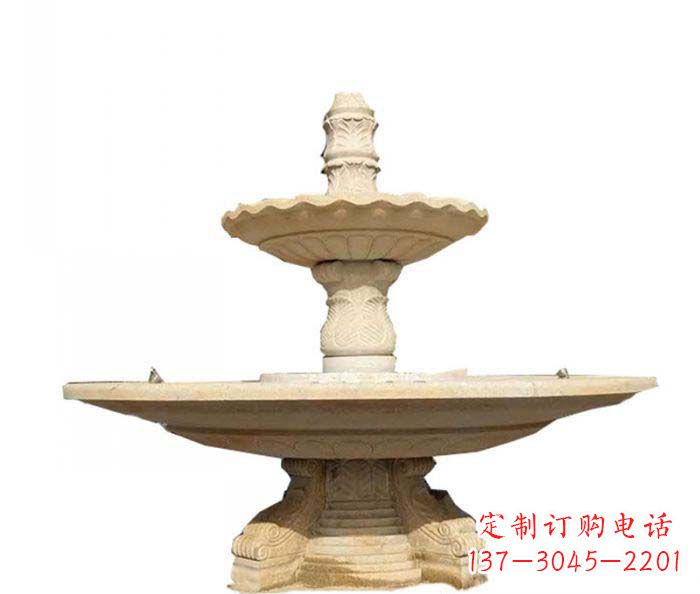 益阳 多层喷泉石雕装置