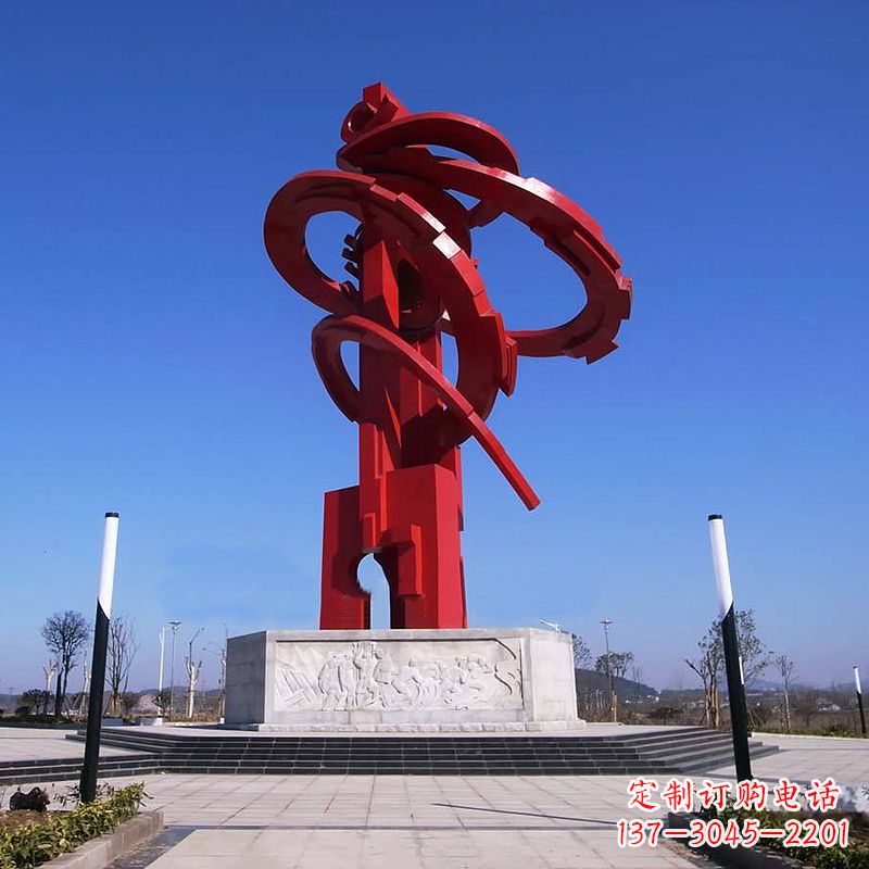 益阳精美龙形不锈钢景观雕塑