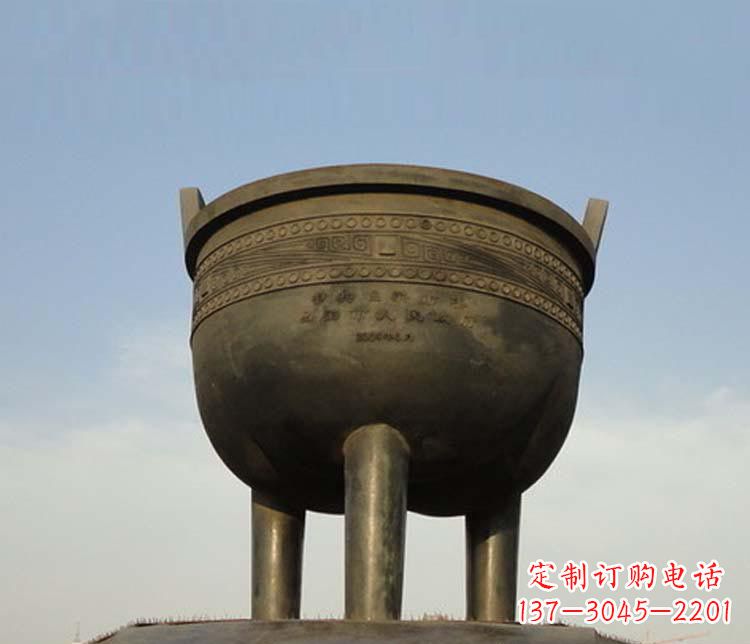 益阳精美铜香炉雕塑