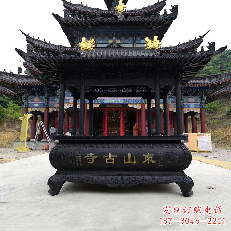 益阳大型寺庙香炉雕塑