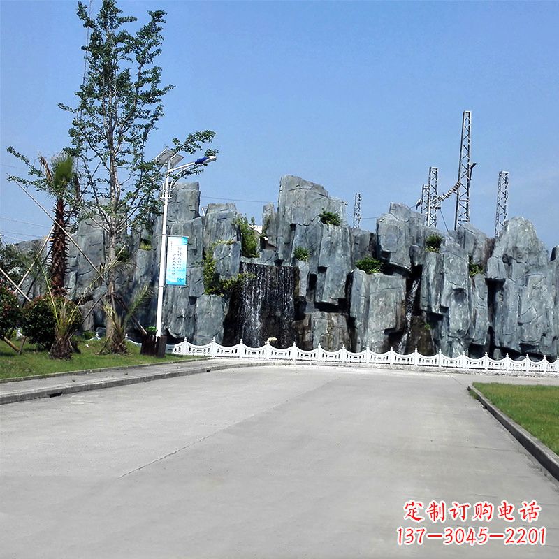 益阳大型塑石假山雕塑