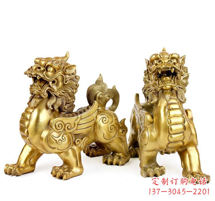益阳豪华大型铜貔貅雕塑
