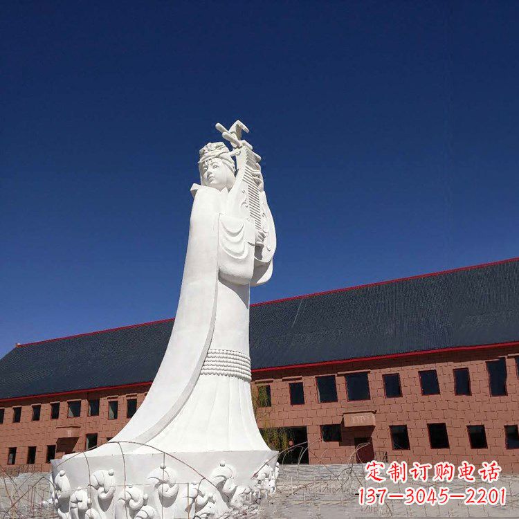 益阳中国古代四大美女之王昭君出塞石雕塑