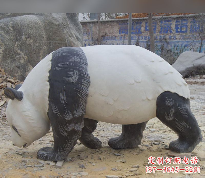 益阳特色熊猫石雕定制