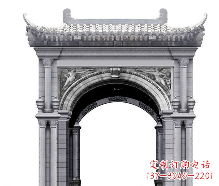 益阳牌坊雕塑,精美绝伦,点缀品质生活
