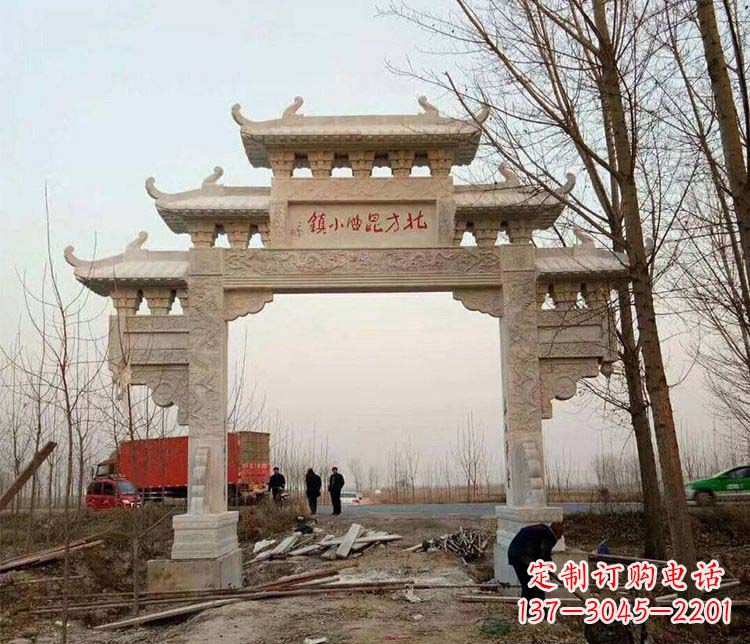 益阳大理石牌坊石雕