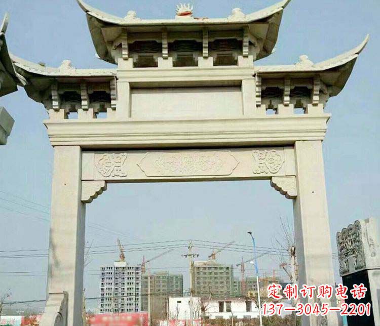 益阳精美牌坊石雕