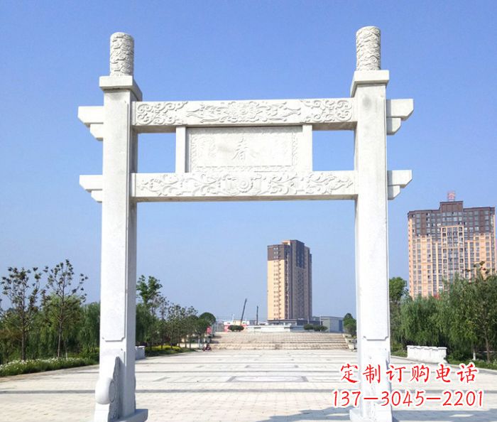 益阳石牌楼雕塑——精美的浓缩艺术