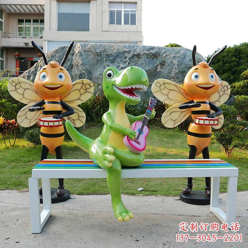 益阳吉他恐龙雕塑