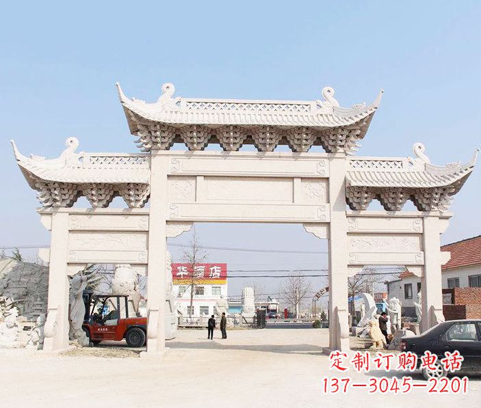 益阳精美牌坊雕塑