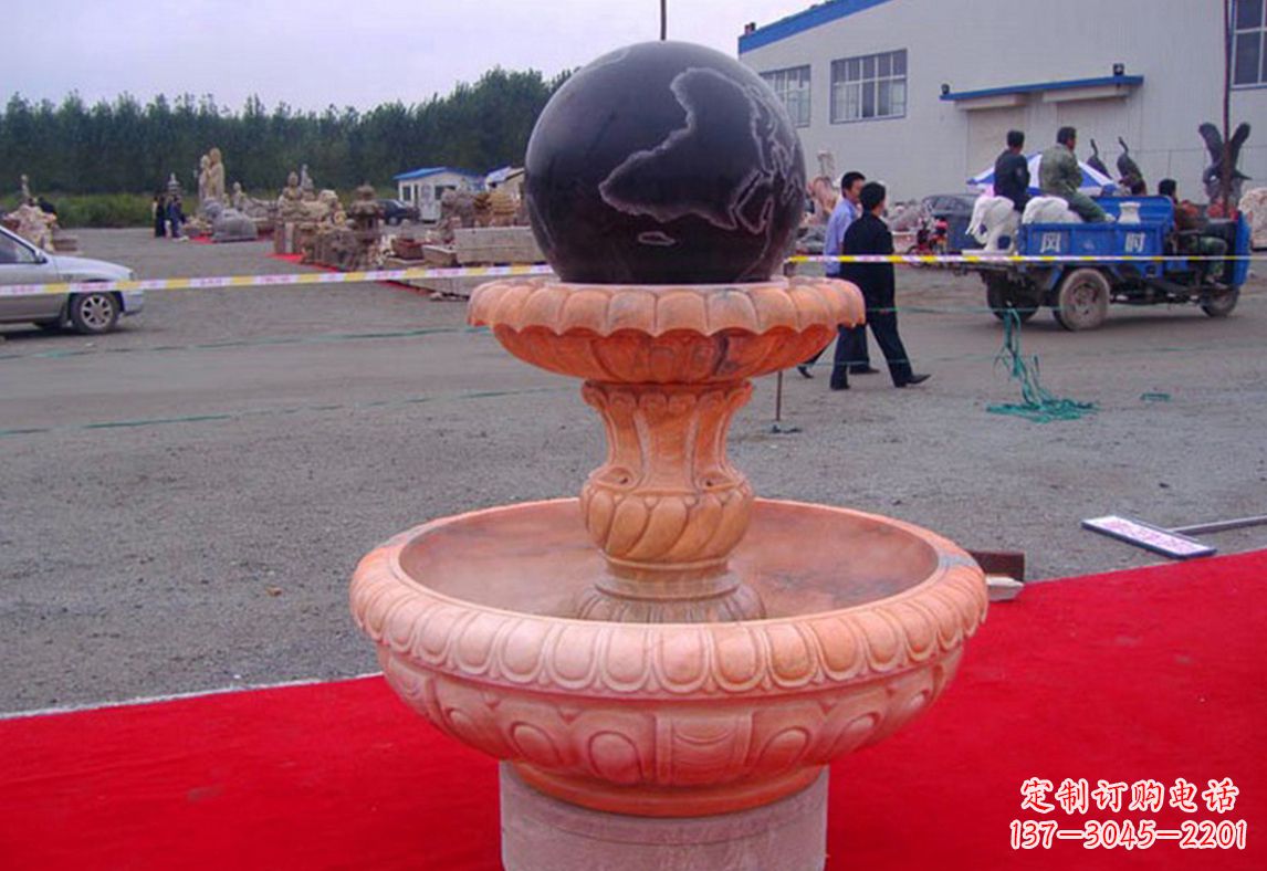 益阳德化精美风水球雕塑