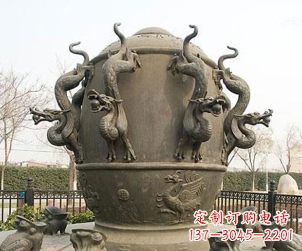 益阳精美地动仪铜雕
