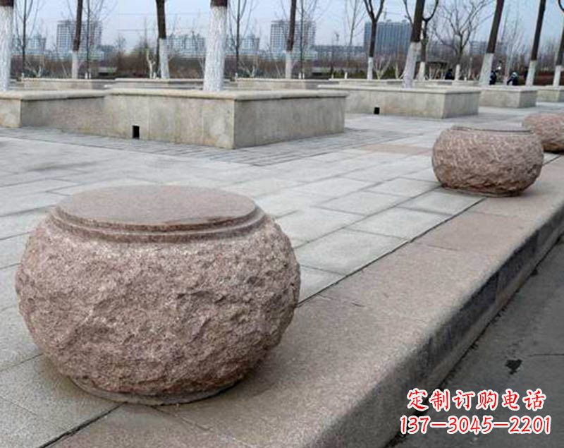 益阳灯笼型公园广场装饰石球