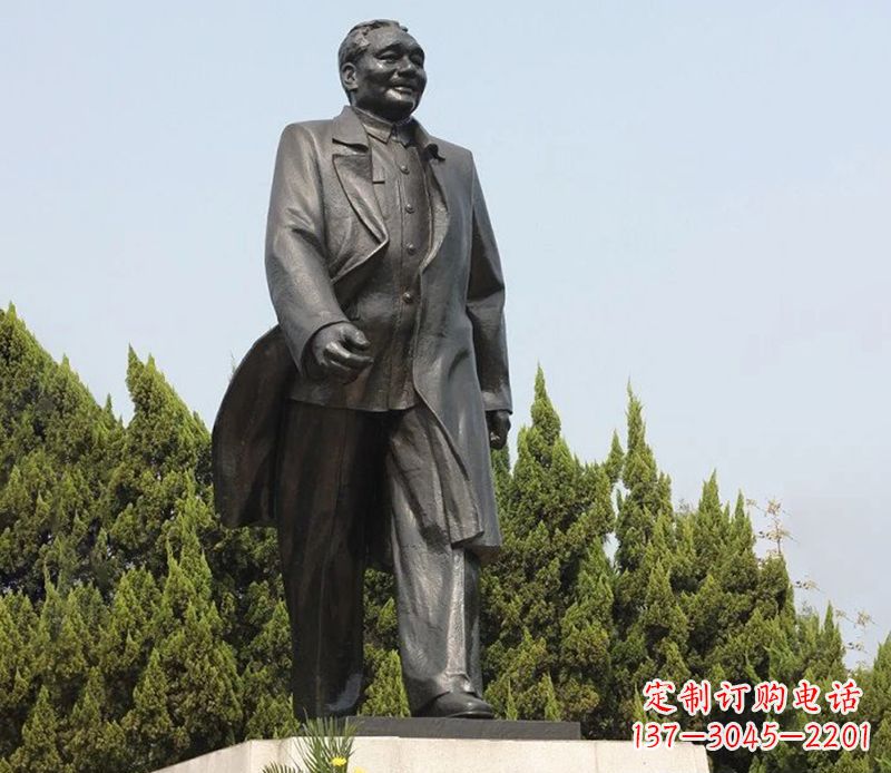 益阳邓小平公园伟人铜雕