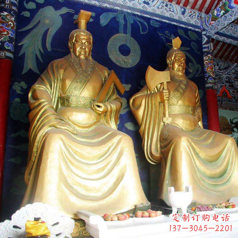 益阳帝喾铜雕神像,让你的家居更有气质