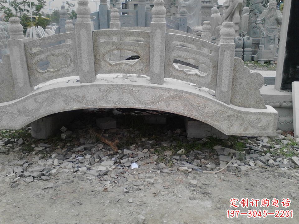 益阳精美石桥雕塑,点缀庭园之美