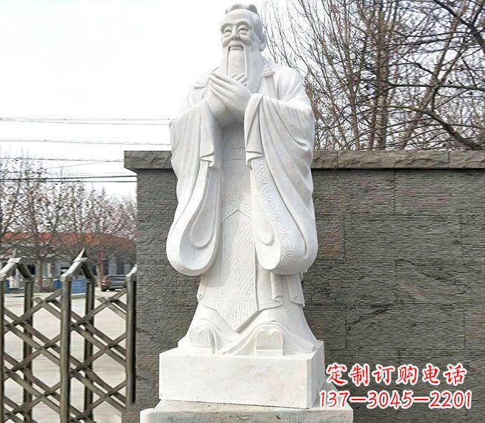 益阳雕塑孔子头像