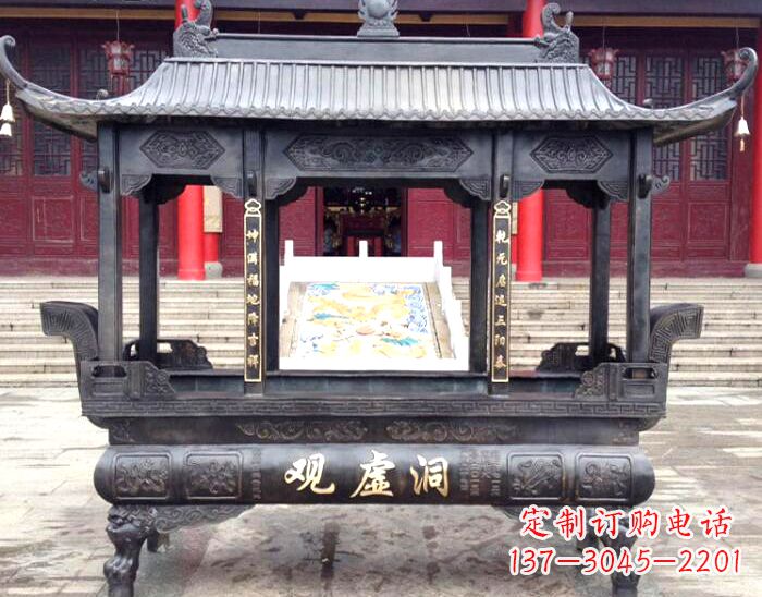益阳精美香炉雕塑定制