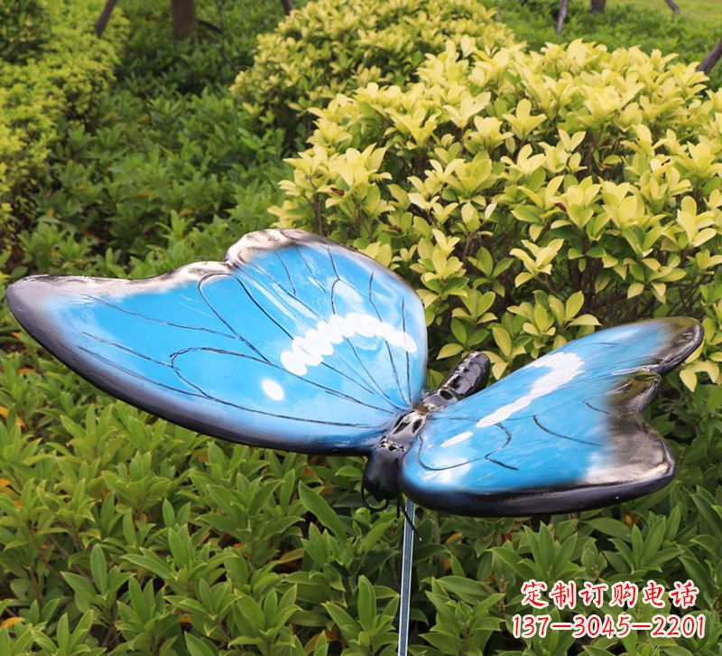 益阳自然美妙的蝴蝶雕塑