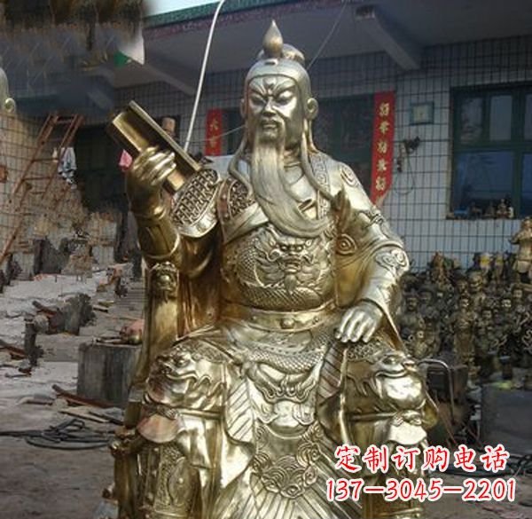 益阳关公武财神铜雕定制
