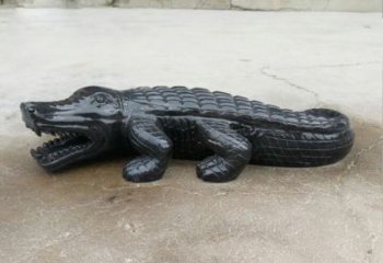 益阳经典鳄鱼景观石雕