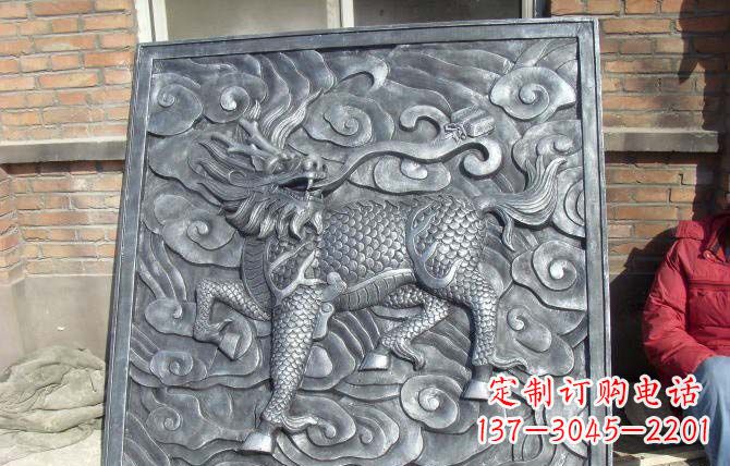 益阳雕塑·锻铜古典麒麟
