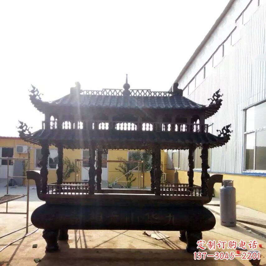 益阳多层铜香炉