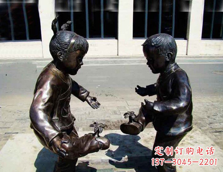 益阳中领雕塑 | 专业高端儿童铜雕