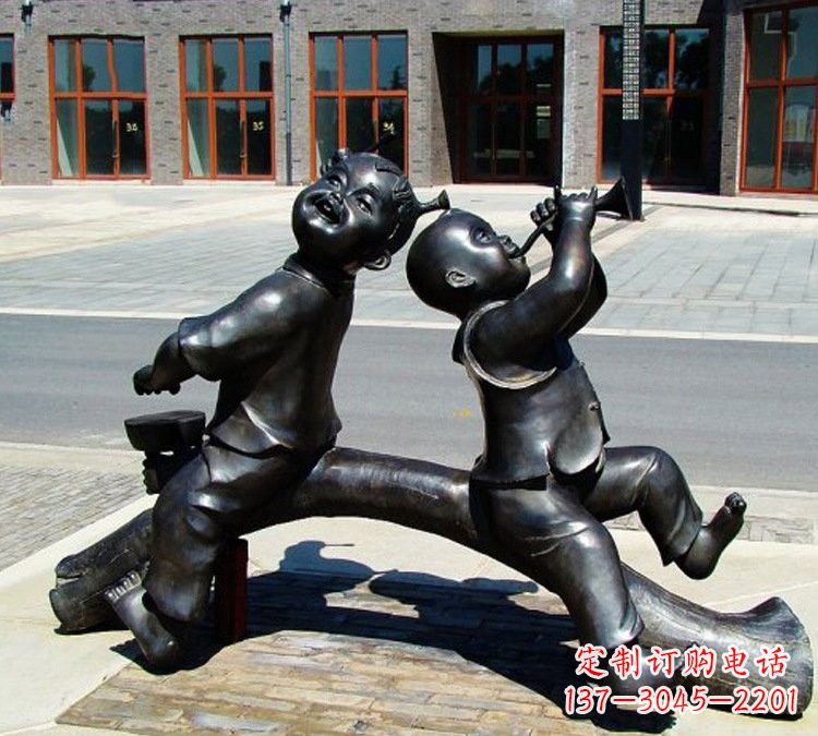 益阳铜雕童趣，引领儿童童趣生活