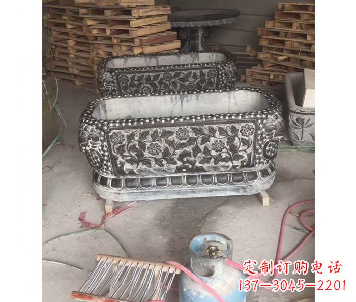 益阳仿古石水缸雕塑