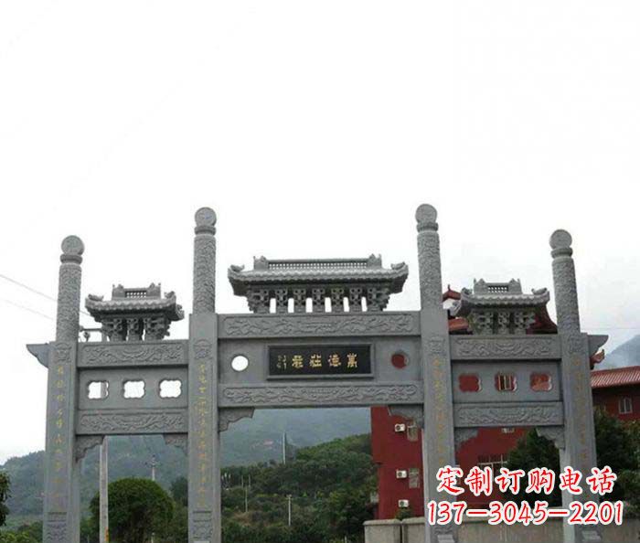 益阳牌坊雕塑·精美雕刻·传承古老文化