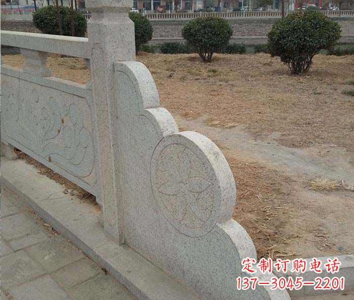 益阳精美仿古护城河石雕栏板