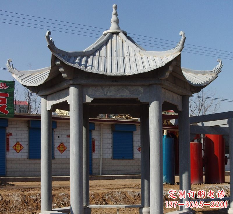 益阳精美仿古石雕凉亭