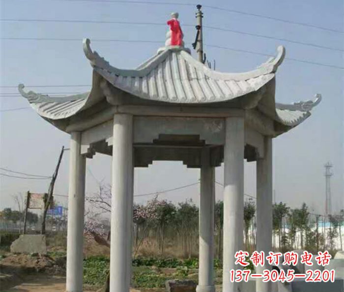 益阳典雅的仿古凉亭石雕