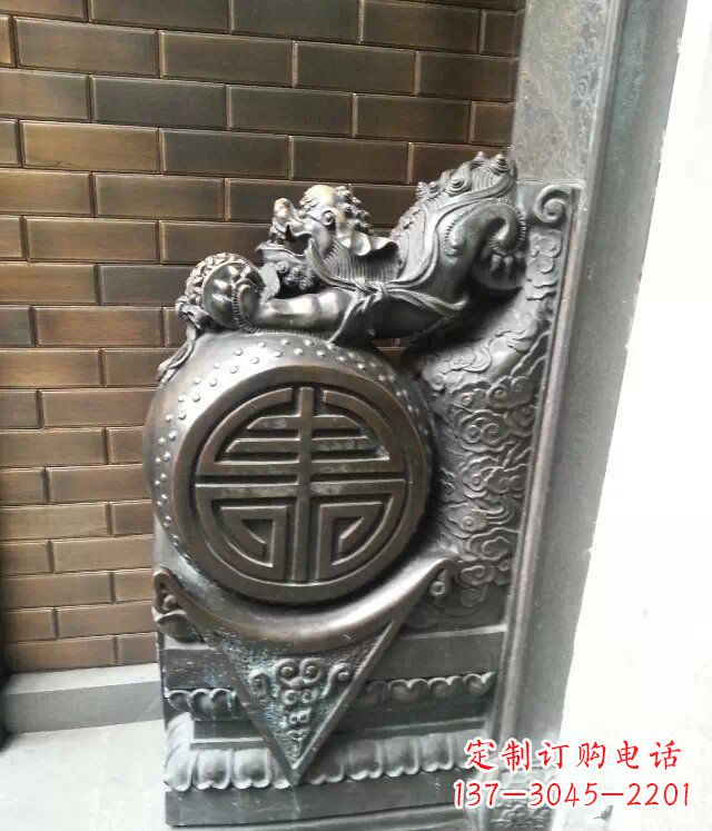 益阳仿古门墩铜雕