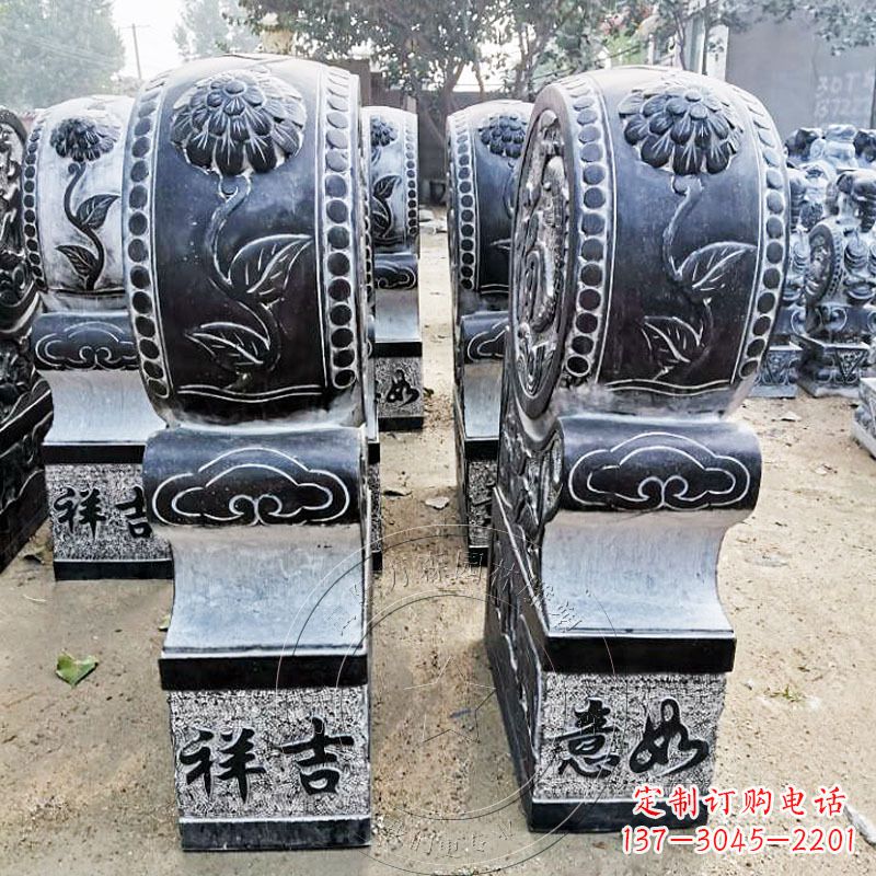 益阳仿古门枕石门墩雕塑