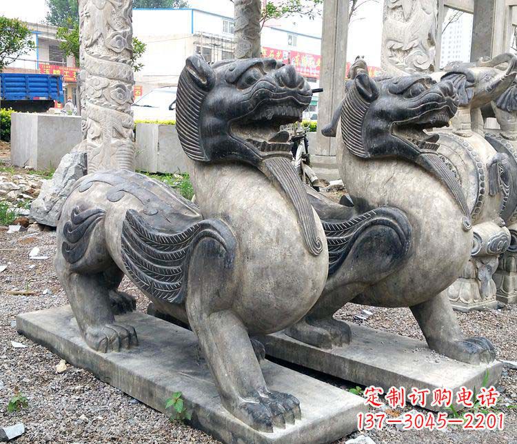 益阳仿古貔貅门口招财石雕