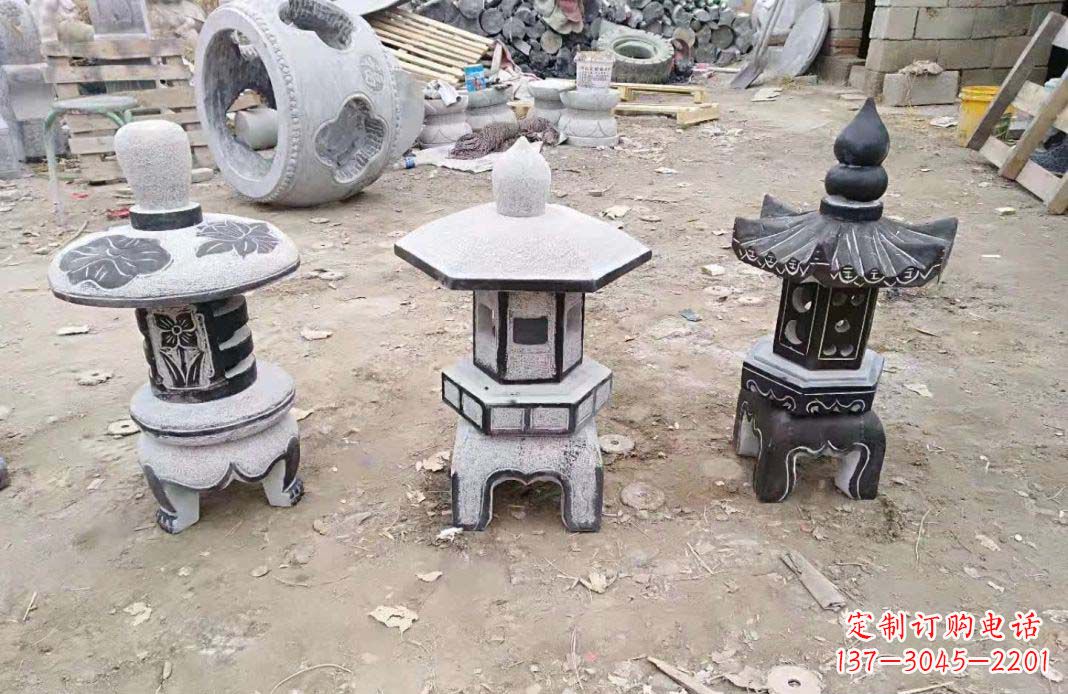 益阳传统仿古石灯雕塑