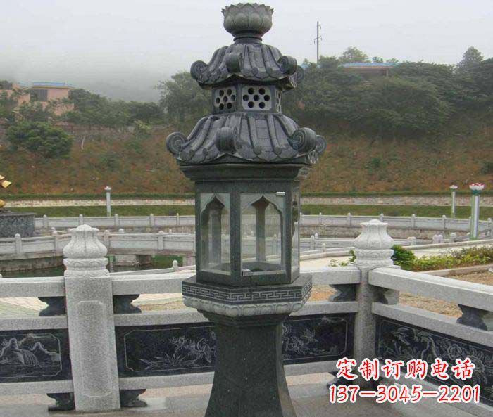 益阳仿古石灯雕塑,点亮景观空间