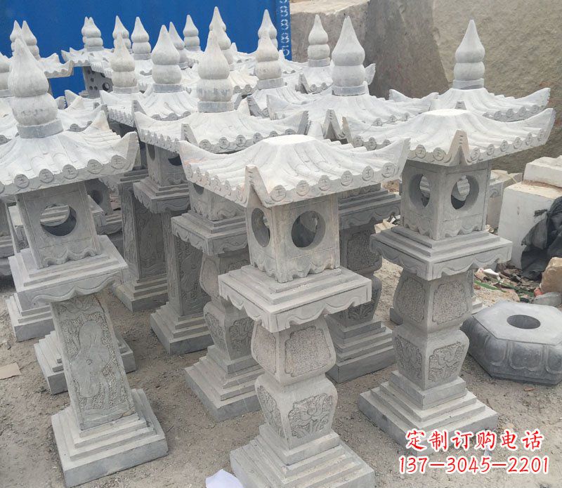 益阳仿古石灯园林景观石雕