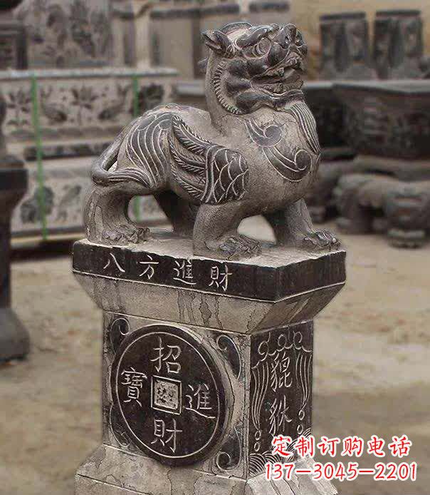 益阳仿古石雕貔貅雕塑