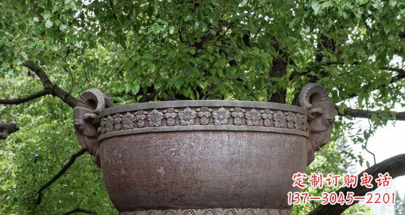 益阳中领雕塑仿古水缸铜雕