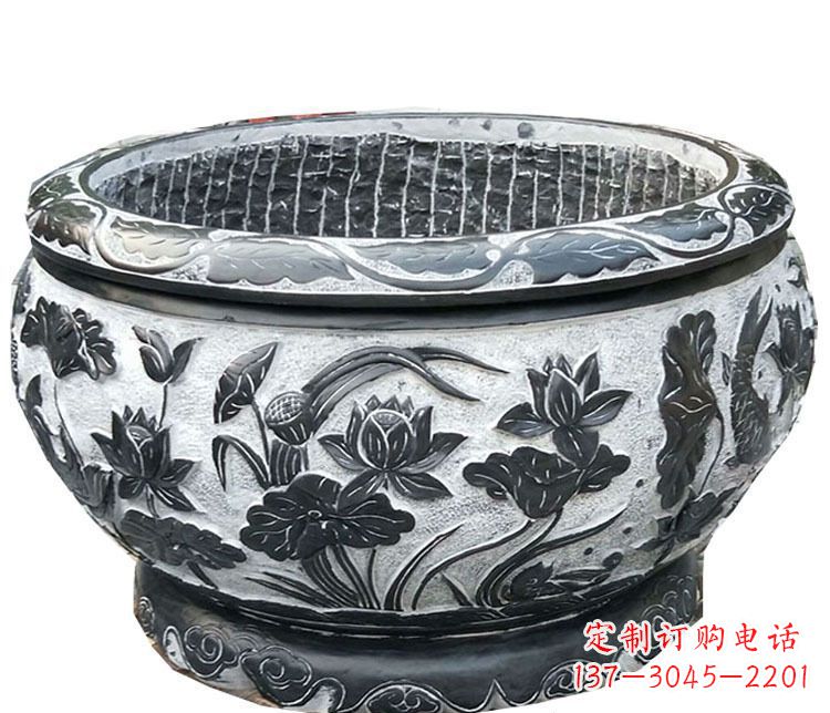 益阳传承古典,精致仿古庭院花盆雕塑