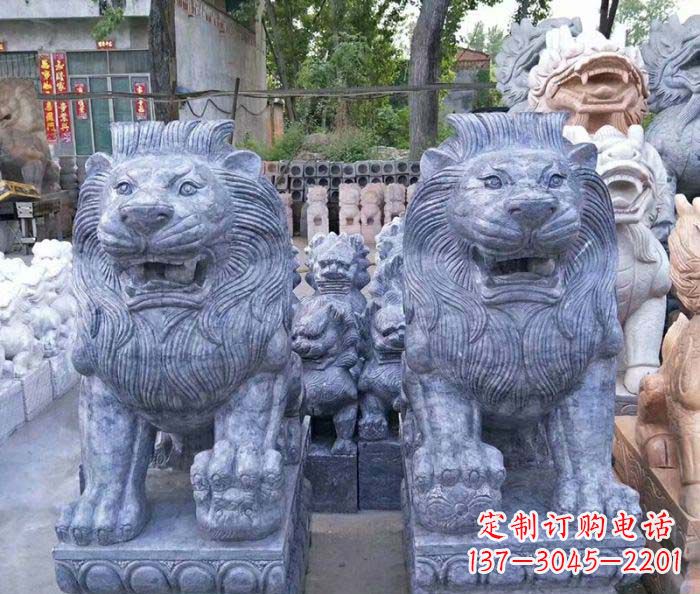 益阳仿古欧式石雕狮子