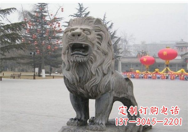 益阳仿古西洋狮子石雕