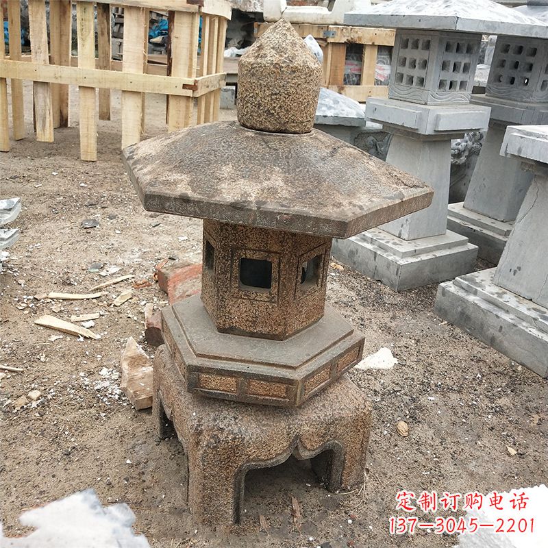 益阳仿古做旧石灯笼