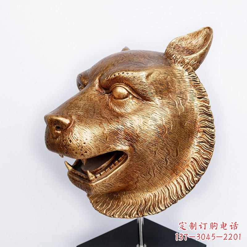 益阳玻璃钢雕刻虎头